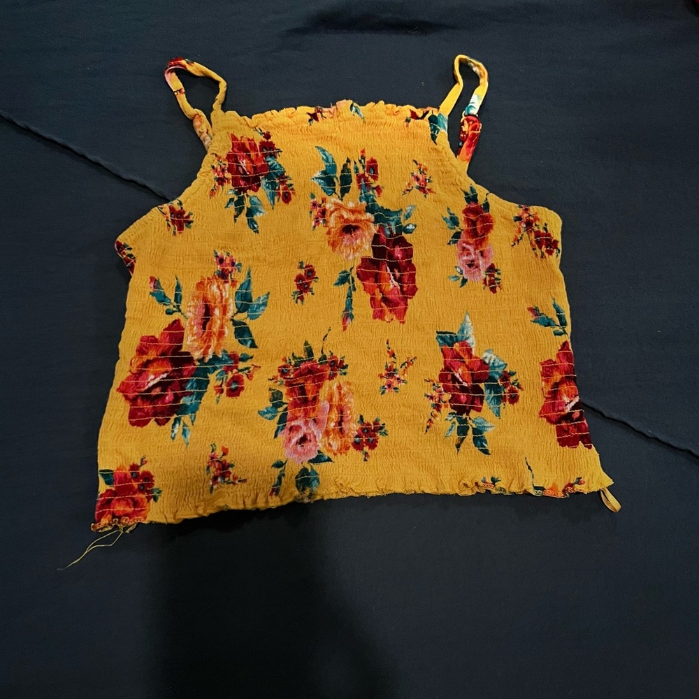 Floral crop top